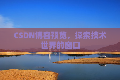 CSDN博客预览，探索技术世界的窗口